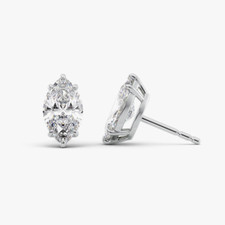 Orecchino con diamanti da