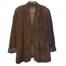Giacca blazer uomo scamosciata