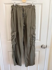 Pantalone cargo uomo lino Zara