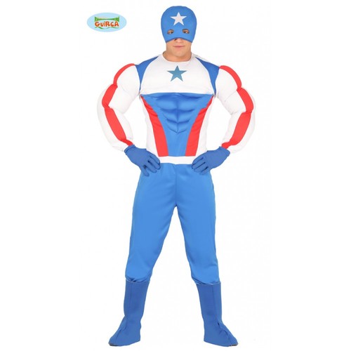 Costume capitan america uomo - capitan,