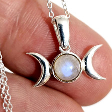 Collana con tripla luna