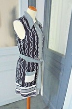 NUOVO abito/gilet di design ELISABETTA FRANCHI tg S 34 36 dress abito rôbe lusso