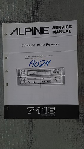 Alpine 7115 manuale - 7115,
