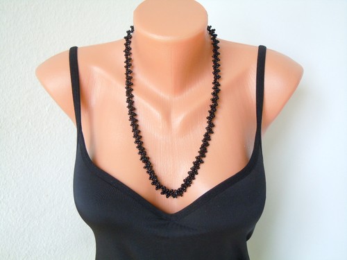 Collana vetro vintage - di,