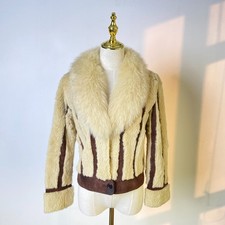 Giacca in pelliccia sintetica