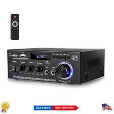 Amplificatore Home Audio Alta Fedeltà 300W, Telecomando e Personalizzazione Suono