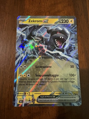 Carta pokemon zekrom luce - ex,