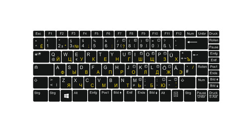 Adesivo tastiera notebook