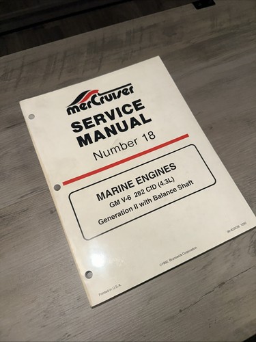 Mercruiser manuale servizio - manuale,