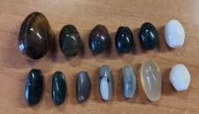 PIETRE AGATA DI MUSCHIO ACQUAT. SEMIPREZIOSO LUCIDO DI CRISTALLO+UOVO DI TIGR