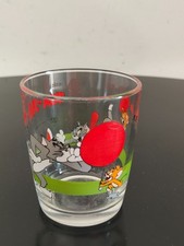 3 bicchieri nutella vintage soggetti vari