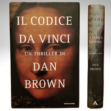 Il Codice Da Vinci di Dan Brown Libro romanzo Mondadori COPERTINA RIGIDA Louvre