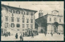 Pisa Città Palazzo dei Cavalieri Tram cartolina WX1196