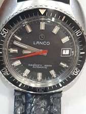  Lanco  orologio Diver Seaborn 3000 (2481) Automatico Funzionante Da Revisionare