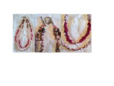 PARURE COLLANA,BRACCIALE,ORECCHINI IN VERE PIETRE DURE, SWAROVSKI E ARGENTO