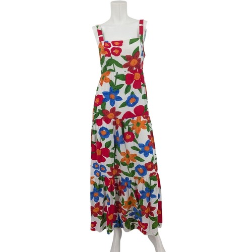 Maxi abito strati floreale - maxi,