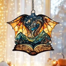 Dragon Book Suncatcher