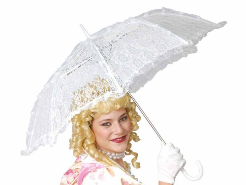 Ombrello pizzo bianco 16499 - ombrello,