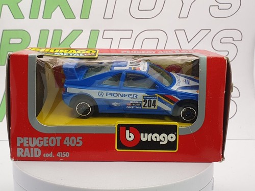 Peugeot 405 raid burago 43 - raid, 1/43
