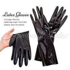 Guanti corti in lattice 0,4 mm