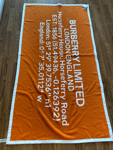 Asciugamano burberry nuovo - asciugamano, con