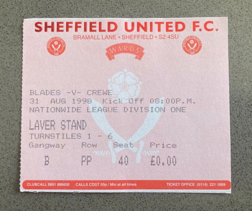Sheffield united crewe - v,