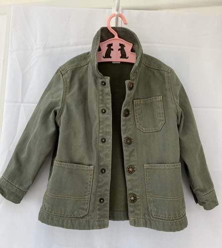 Giacca denim verde con - denim,
