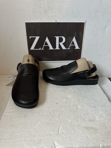Sandali zoccoli zara pelle - zara, in