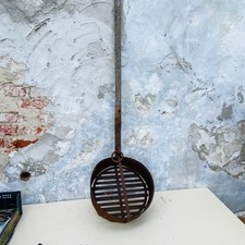 Padella  x  castagne caldarroste -ferro  antica