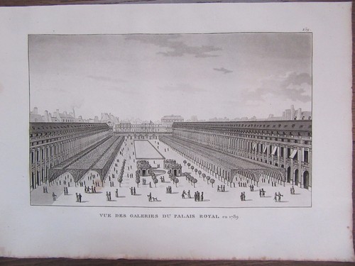 Gravure 1839 paris - paris, des
