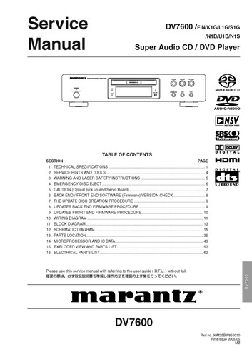 Manuale servizio per - manuale, di
