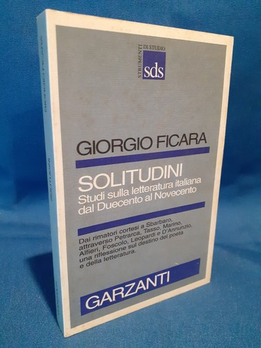 Giorgio ficara solitudini - giorgio,