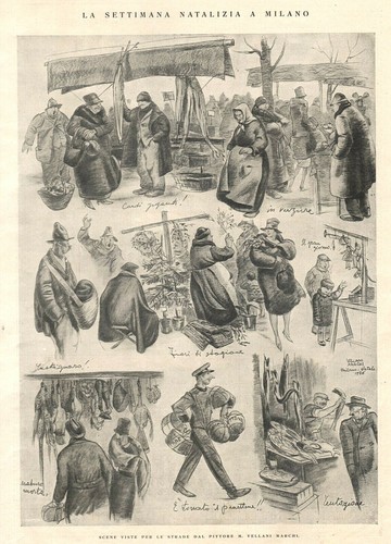 Stampa 1926 natale milano - il,
