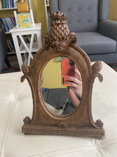 Specchio ovale vintage - , in