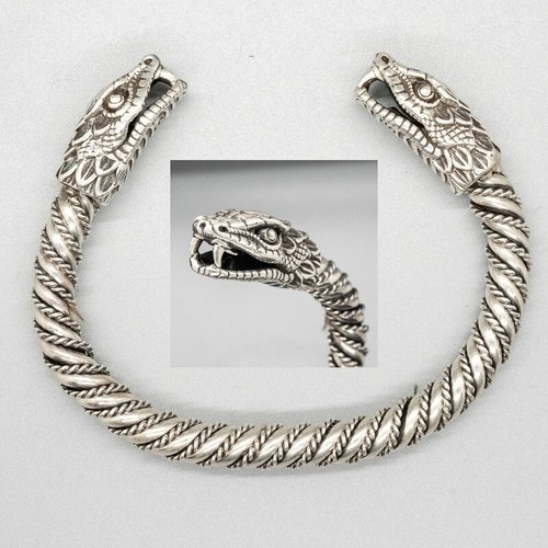 Serpente testa 925 - testa, argento