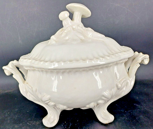 Soupiere faience blanche de - soupiere,