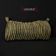 Antica Manilla Igbo Bronzo Arrotolato - Nigeria - XIX secolo - Pezzo eccezionale