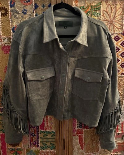 Giacca bohemien western bianca