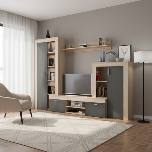 Parete attrezzata 263x40x200 - attrezzata,