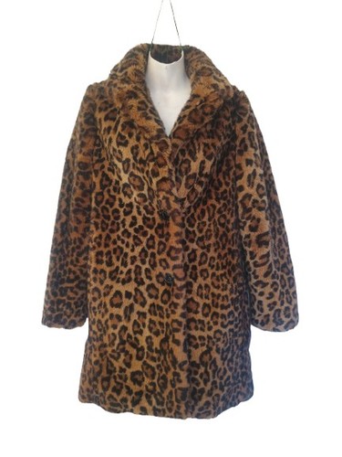 Cappotto donna leopardato