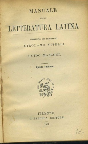 Manuale della letteratura