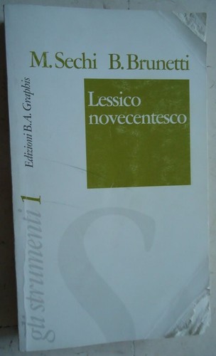 Lessico novecentesco mario - lessico,