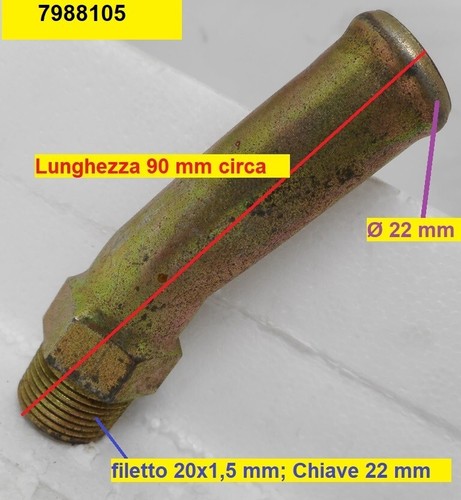 Tubo acqua raffreddamento