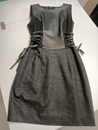 Tubino grigio smanicato con - grigio,