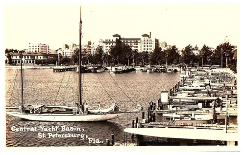 Cartolina rppc central - rppc, yacht