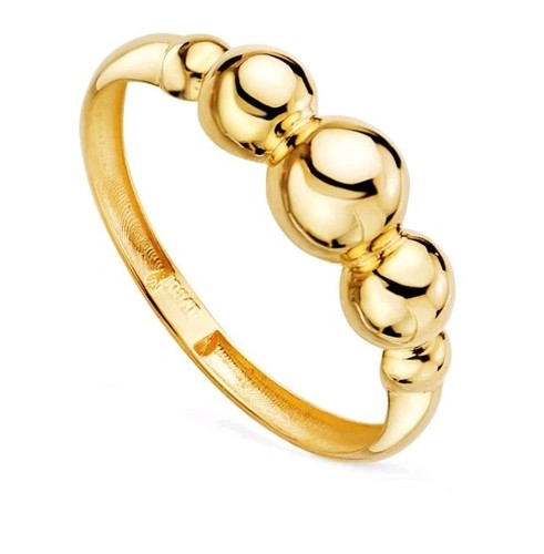 Anello oro 18k 750 - anello, 5