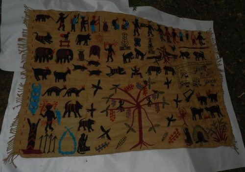 Arazzo tribù hmong birmania - arazzo,