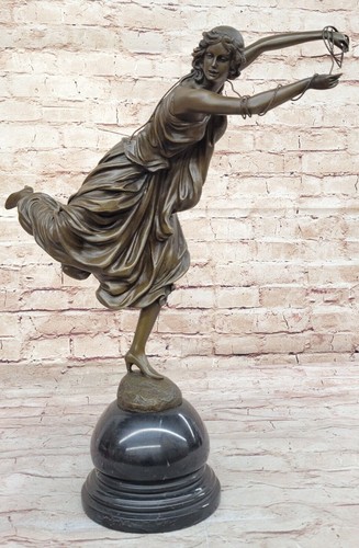 Statua bronzo firmata - bronzo,