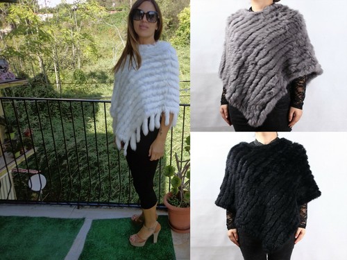 Poncho donna coprispalle