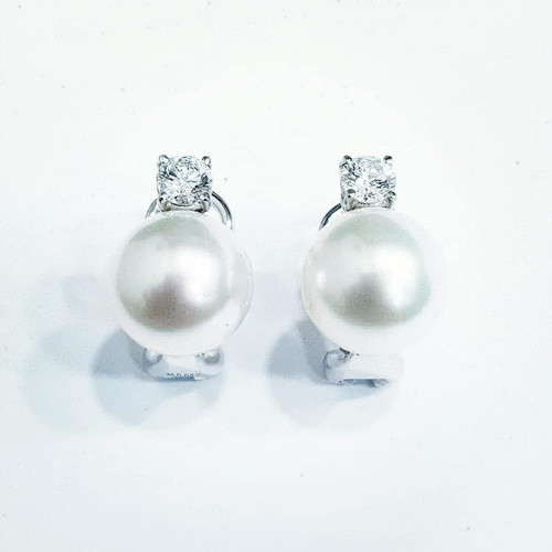 Orecchini perle akoya 5mm e - akoya, 12.5mm